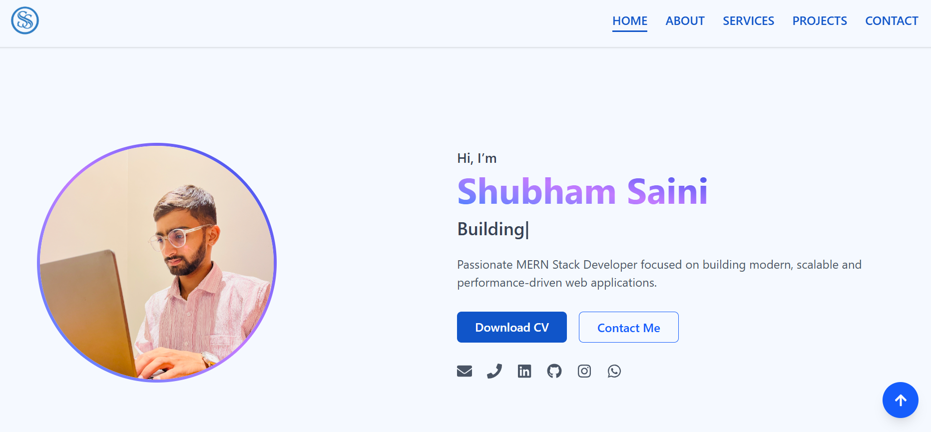 Shubham Kumar Saini | Full Stack MERN Developer
